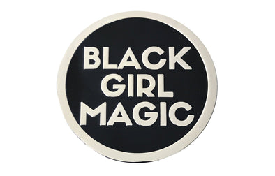 Black Girl Magic Lapel Pin - SILVER - Radical Dreams Pins