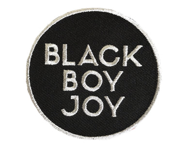 Black Boy Joy Patch - SILVER - Radical Dreams Pins