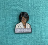 Maxine Waters Lapel Pin - Strong Black Woman - Radical Dreams Pins