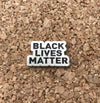 Black Lives Matter Lapel Pin - Silver - Radical Dreams Pins