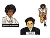 Complete Be BOLD Series Pin Set - Rosa, Shirley, & Colin - Radical Dreams Pins