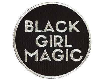 Black Girl Magic Patch - SILVER - Radical Dreams Pins