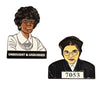 Be BOLD Lapel Pin Pack - Rosa & Shirley - Radical Dreams Pins