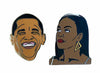 Barack & Michelle Obama Lapel Pin Pack - Radical Dreams Pins