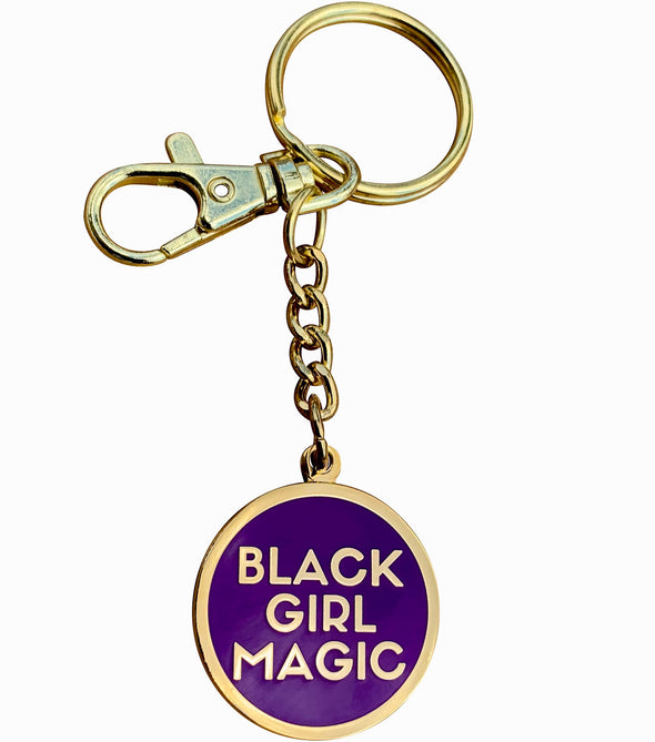 Black Girl Magic PURPLE - KEYCHAIN