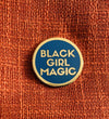 Black Girl Magic Lapel Pin - BLUE