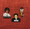 Complete Be BOLD Series Pin Set - Rosa, Shirley, & Colin - Radical Dreams Pins