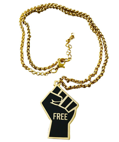FREEdom Fist - Pendant Necklace - Radical Dreams Pins