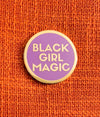 Black Girl Magic Lapel Pin - LAVENDER
