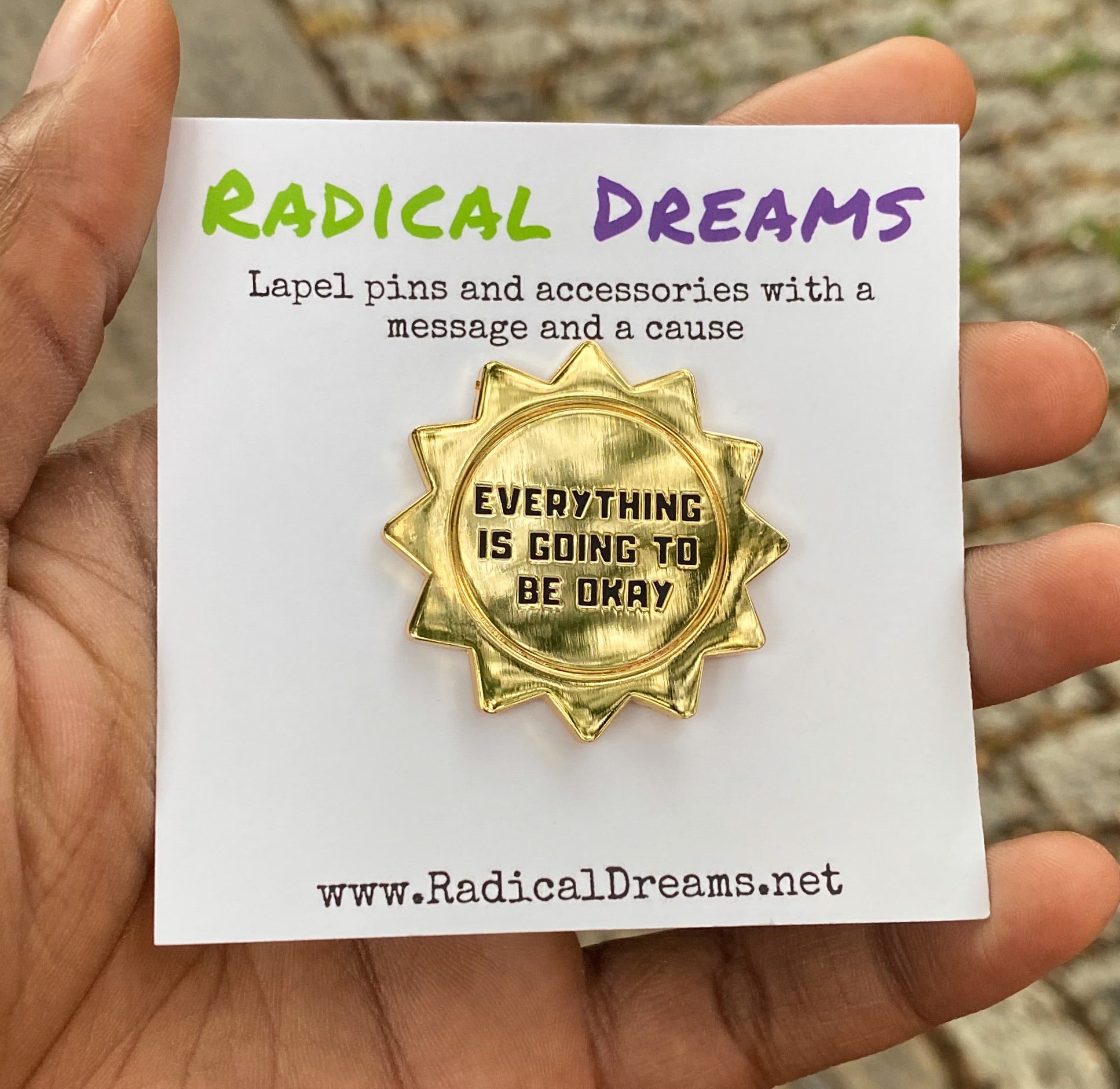 Locking Pin Backs (2) – Radical Dreams Pins