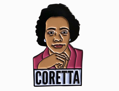 Coretta Scott King Lapel Pin - Radical Dreams Pins