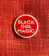 Black Girl Magic Lapel Pin - RED