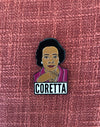 Coretta Scott King Lapel Pin - Radical Dreams Pins