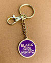 Black Girl Magic PURPLE - KEYCHAIN