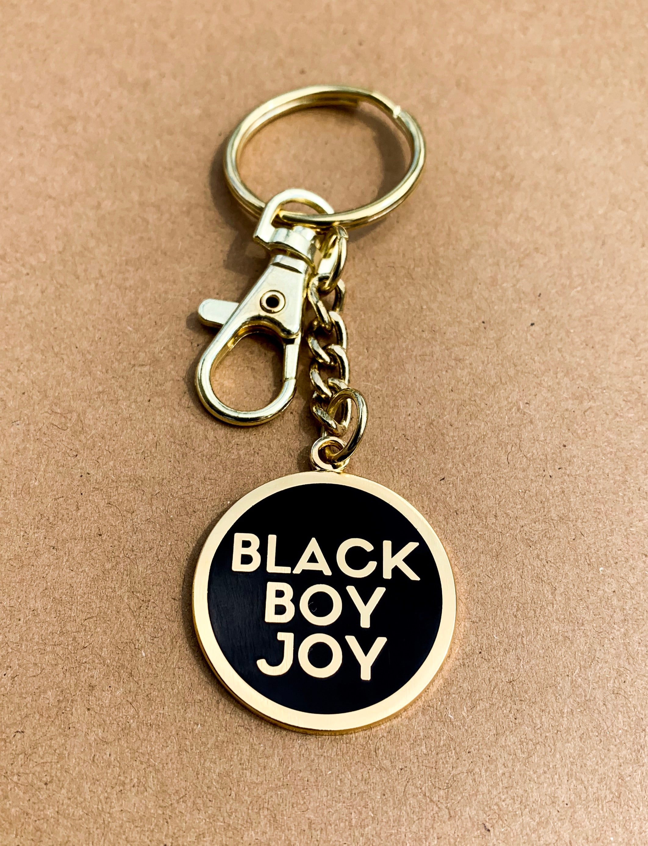black keychain