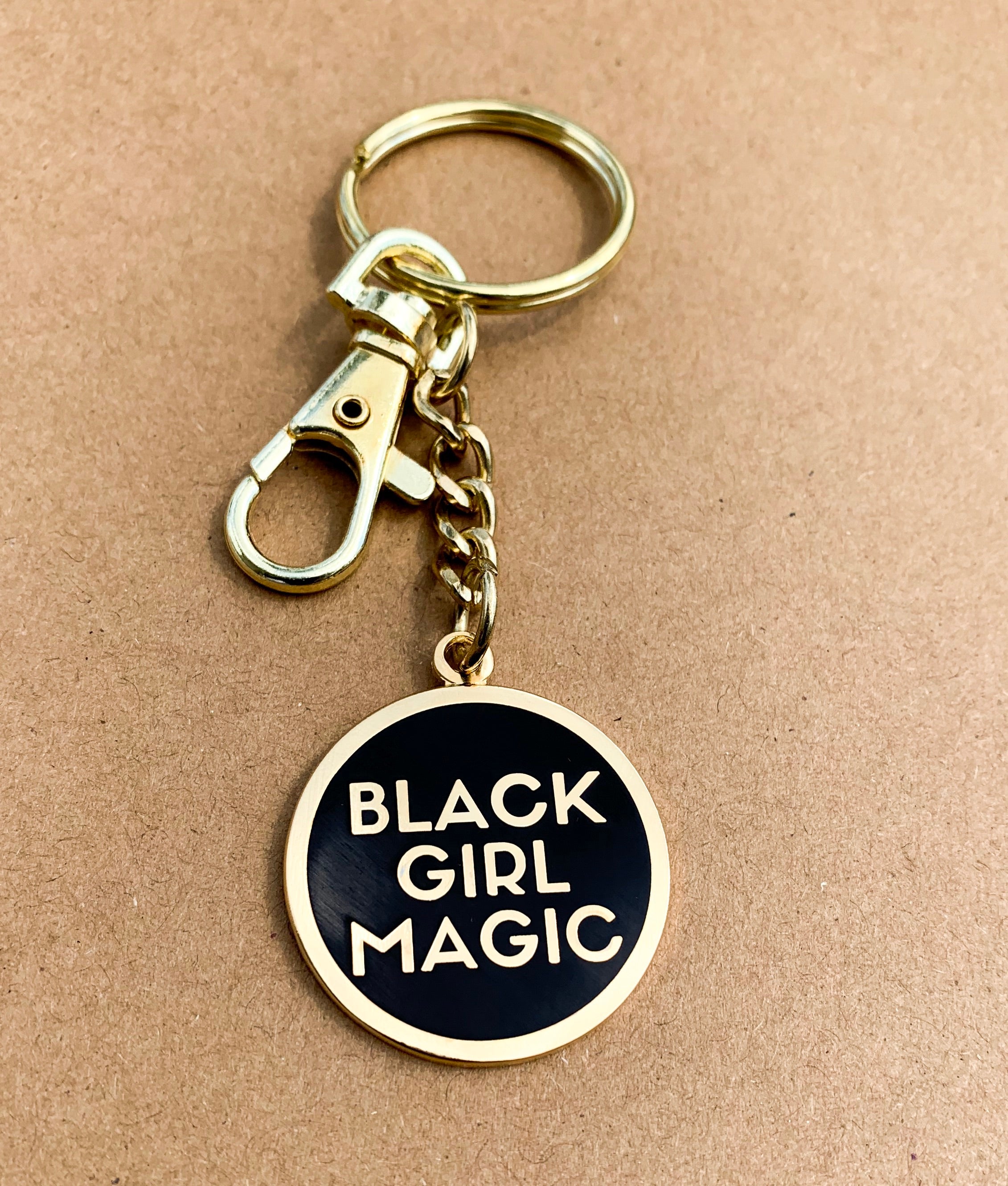 Radical Dreams Pins Black Girl Magic Black - Keychain