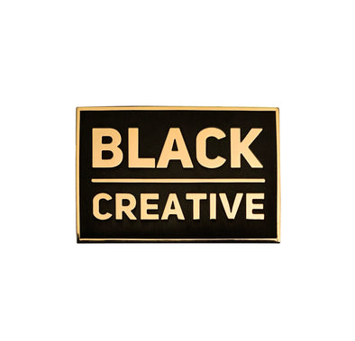 Black Creative Lapel Pin