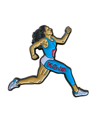 Flo Jo Running Lapel Pin