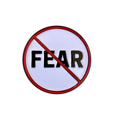 No Fear Lapel Pin